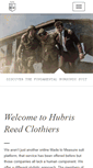 Mobile Screenshot of hubrisreed.com
